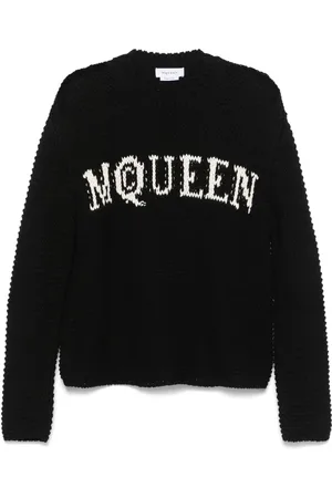 Alexander McQueen Logo-intarsia sweater