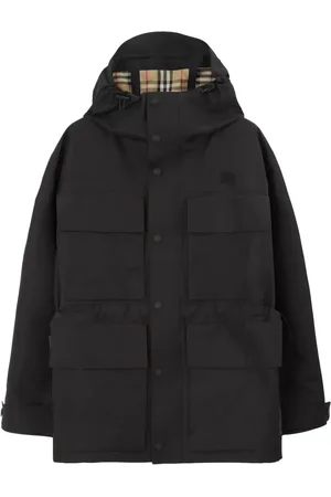 Burberry Patch-pocket parka coat