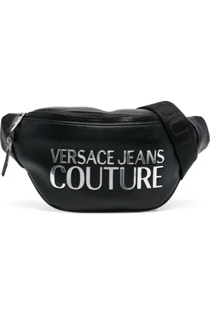 VERSACE Logo-lettering belt bag