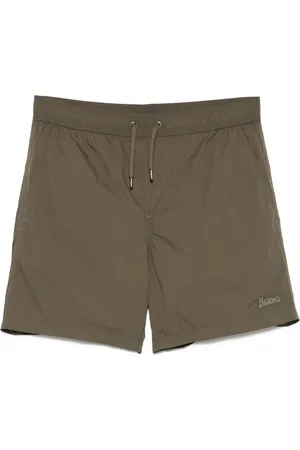 HERNO Creased swim shorts
