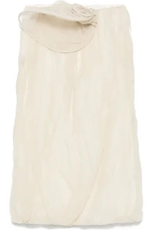MAGDA BUTRYM 3D-detailed midi skirt
