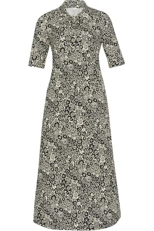 ROSETTA GETTY Floral-print midi dress