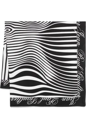 Jean Paul Gaultier Mariniere body morphing-printed pareo