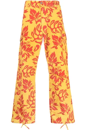 ERL Tropical floral-print cargo-trousers