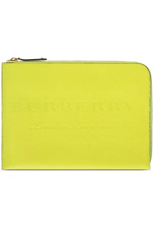 Burberry Logo-debossed briefcase
