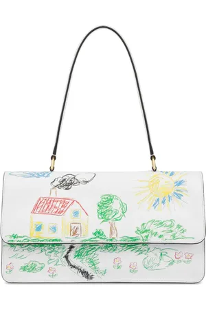 Moschino Sketch-print shoulder bag
