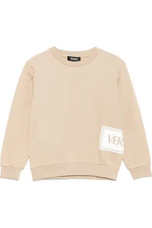 VERSACE Logo-print sweatshirt