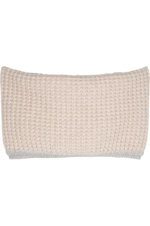 N.PEAL Waffle Stitch scarf