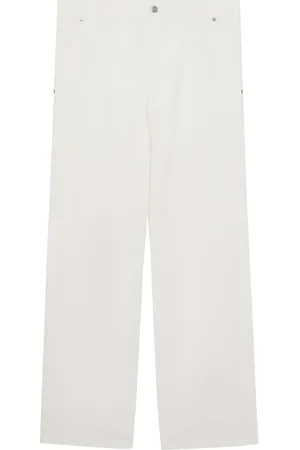 Izzue Wide-leg stretch-cotton trousers
