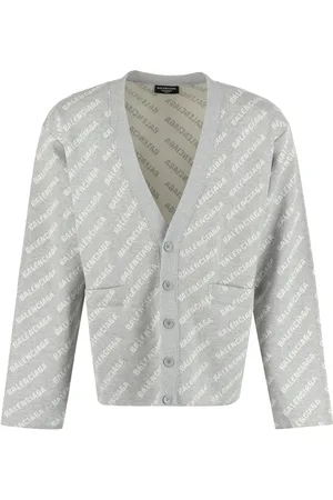 Balenciaga Logo-intarsia cardigan
