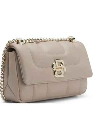 HUGO BOSS Double B-plaque quilted shoulder bag