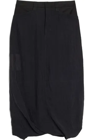 LEMAIRE Twisted hem draped skirt