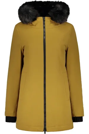 HERNO Faux fur-trim parka coat