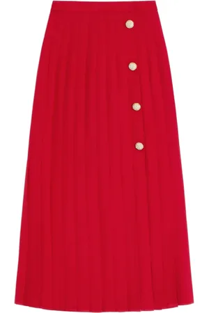 VALENTINO GARAVANI Georgette midi skirt