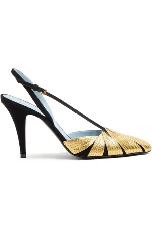 VALENTINO GARAVANI 90mm Foliefoliage slingback pumps