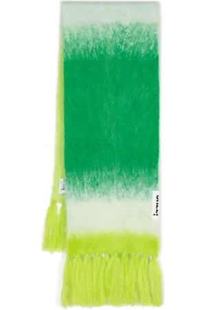 Izzue Ombré-effect fringed scarf