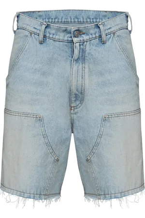 Maison Margiela Numbers-motif denim shorts
