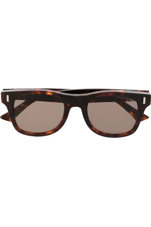 CUTLER & GROSS D-frame tortoiseshell sunglasses
