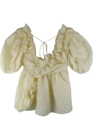 Cecilie Bahnsen Ruffle-detailing top