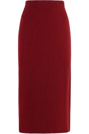 Malo Cashmere midi skirt