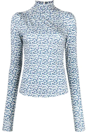Marant Etoile Graphic-print long-sleeve top