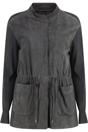 MOORER Suede cardigan