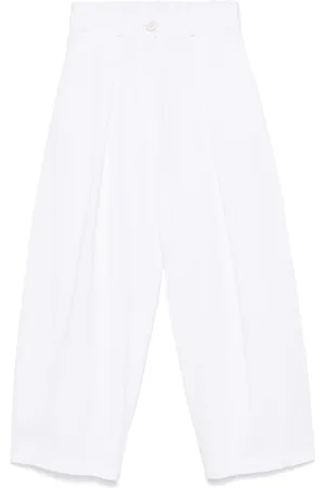 Malo Pleat-detail trousers