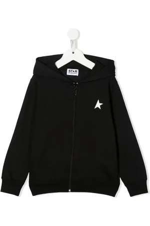 Golden Goose Logo-patched zipped hood