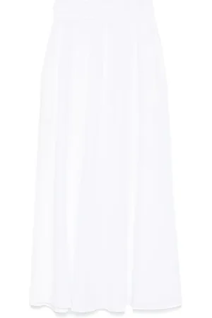 Malo Cotton midi skirt