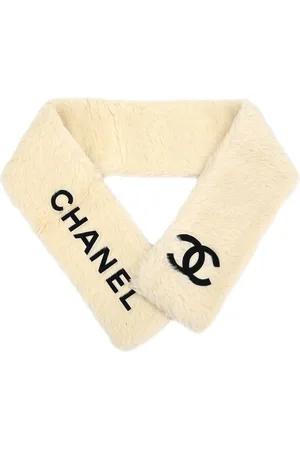 CHANEL 1990-2000s CC scarf
