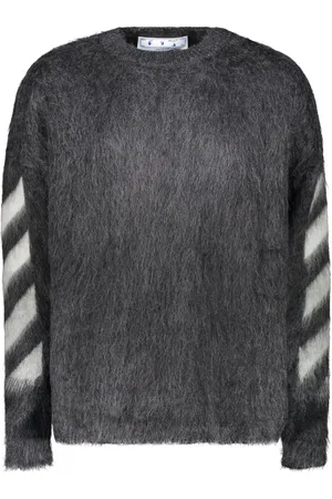 OFF-WHITE Arrows-intarsia jumper