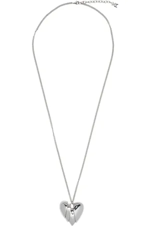 Amina Muaddi Heartbreaker necklace
