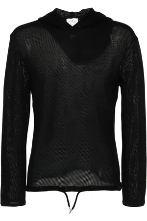 Courrèges Logo-patch mesh jumper