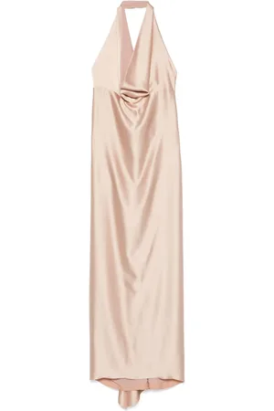 BLANCA Satin maxi dress