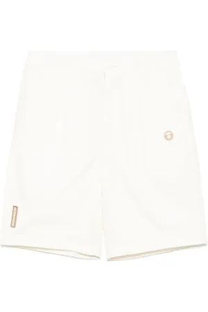 A Bathing Ape Logo-patch shorts