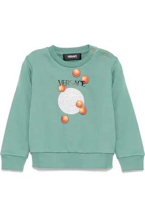 VERSACE Long sleeve cotton sweatshirt