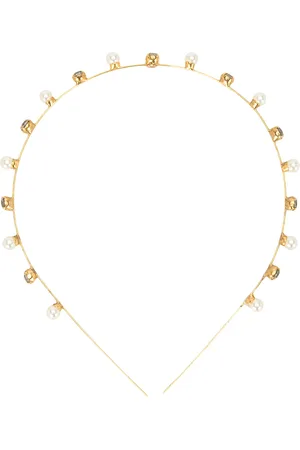 Jennifer Behr Ines crystal-embellished headband