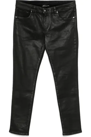SALVATORE SANTORO Logo-patch trousers