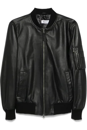 ERALDO Leather bomber jacket
