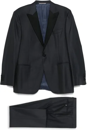 CANALI Satin-lapel suit