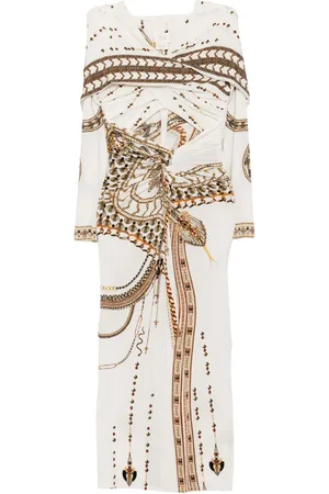 Camilla Twist front jersey hooded dress