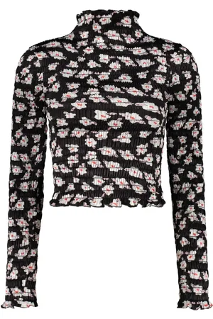 AMY CROOKES Floral-print top