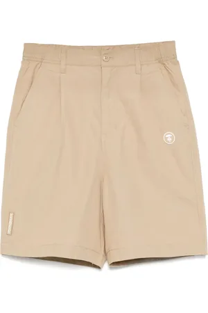 A Bathing Ape Logo-patch shorts