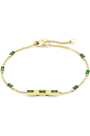 Gucci 18kt yellow Link to Love tourmaline bracelet