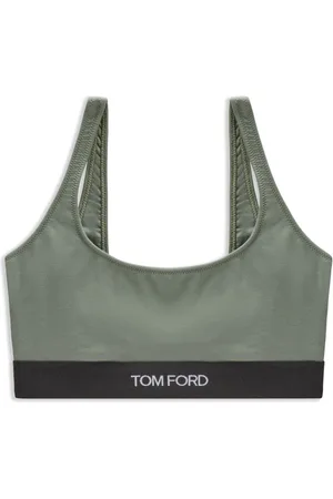 Tom Ford Logo-print scoop-neck bra