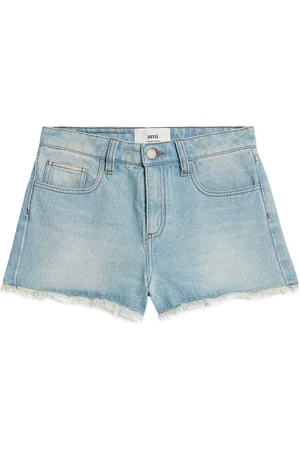 Ami Raw-cut mini shorts