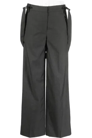 REMAIN Straight-leg suspender trousers