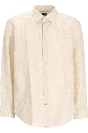 HUGO BOSS C-Hal Leaf-printed Shirt