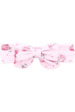 MONNALISA Bow-detailed floral head band