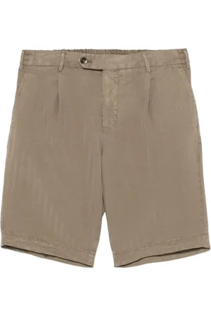 PT Torino Pleat-detailed shorts